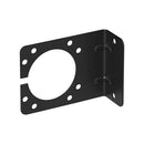 Steckdosenhalter Metall gewinkelt 9,25 x 7 cm – für 7- & 13-polige Anhängersteckdosen – APT