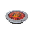 Rückleuchte 3 Funktionen 122mm 24LED chrom Schlussleuchte – '- ECE R6/R7.