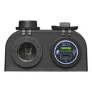 12V Auto Steckdose + USB-Schnellladegerät Typ A + C 2-fach 3A Autoladegerät – APT