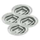 4er Set SPP UP-03 Zurrmulde rund –  , 250 daN (250 kg) Zugkraft – APT