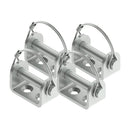 4er Set SPP UZ-02A V.1 Halterung für Stellbordscharnier 12 mm – Robuste Befestigung – Die SPP UZ-02A V.