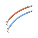 Flexibler Schlauchanschluss 25 cm – Warm- & Kaltwasser, 45° Tülle, für Wohnmobil & Boot – APT