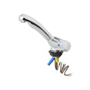 Kalt-Wasserhahn Keramik Style 12V Ø33 mm – Klappbar, Chrom, für Wohnmobil & Boot – APT