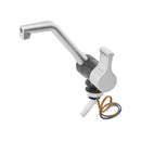 Kalt-Wasserhahn Style 2000 12V Ø20 mm – Klappbar, Matt Nickel/Schwarz, für Wohnmobil & Boot – APT