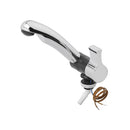 Kalt-Wasserhahn Style 2005 12V Ø20 mm – Schwenkbar, Chrom/Schwarz, für Wohnmobil & Caravan inkl. Tauchpumpe