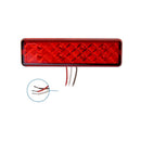 Rückleuchte 12/24V 2 Funktionen 135x38mm LED mit Halter schwarz – Hochwertige LED Beleuchtung – APT