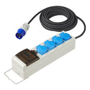 Zelt Steckdose CEE 10M 3x2,5mm² mit FI USB 3x Schuko Dachzelt Steckdosenleiste – APT
