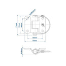 4er Set SPP ZW-03.40 Bordwandscharnier – Verzinkter Stahl, 73 x 71 mm, robust & langlebig – Das SPP ZW-03.