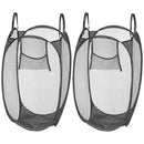 2er Set Pop-Up Wäschesack, faltbarer Wäschekorb, Wäschebeutel 34x34x57cm Camping – APT