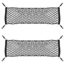 2x ProPlus Kofferraumnetz 65x75cm 4 Haken inkl. Tasche Netz Gepäcknetz Autonetz – ProPlus