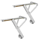 2x Universelle Ausdrehstütze bis 1000 Kg Stütze 460x195x440mm Kurbelstütze – ProPlus
