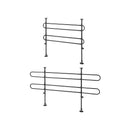 Hundegitter Auto-& Gepäckgitter aus Metall Universal Trenngitter verstellbar 2x2 – APT
