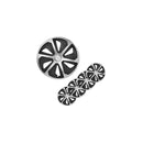Radblenden Set Ring 13 Zoll - 4 Stück Wohnmobil Wohnwagen Auto Radzierblenden – APT