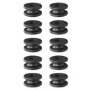 10er Set Seilhaken rund PVC Ø30 mm - Vielseitig einsetzbar für Anhänger