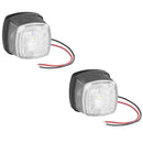 Positionsleuchte LED weiß 9- 30 V 61x61 mm inkl Befestigungsmaterial – APT