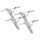 4er Set Nivellierstütze 1000 kg Tragfähigkeit Wohnwagen Ausdrehstütze  605 x 280 x 470mm – Freizeitschmiede GmbH & Co. KG