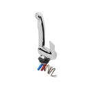 Mischbatterie Keramik Style 12V Ø33 mm – Klappbar, Chrom, für Wohnmobil & Boot – APT
