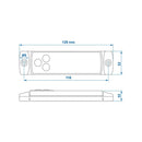 Seitenmarkierungsleuchte 12/24V orange 126x30mm LED – Hochwertige LED Beleuchtung – APT