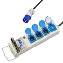 Zelt Steckdose CEE 10M 3x2,5mm² mit FI USB 3x Schuko Dachzelt Steckdosenleiste – APT