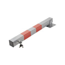 2er Set Parkpfosten mit Schloß Parkplatzsperre aus Stahl 655 x 60 x 60 mm – APT