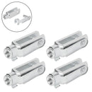 4er Set Gabelkopf M8 58mm mit Sicherungsbolzen für Bremsseil, Anhänger – APT