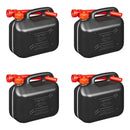 4x Kraftstoffkanister 5L sw Kunststoff Reserve Diesel Benzinkanister – APT