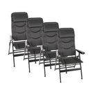 Campingstuhl klappbar Klappstuhl Gartenstuhl Faltstuhl ergonomisch + Kopfpolster – Camp4