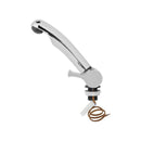 Kalt-Wasserhahn Style 2005 12V Ø20 mm – Schwenkbar, Chrom/Schwarz, für Wohnmobil & Caravan inkl. Tauchpumpe
