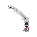 Mischbatterie Style 3000 12V Ø27 mm – 360° schwenkbar, gebogener Auslauf, Chrom – APT