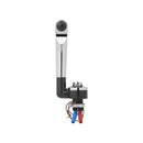 Mischbatterie Keramik Deluxe Ø27 mm – 12V, umklappbar, Chrom/Schwarz, IP67 – APT