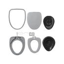 Tragbare teilbare Campingtoilette – Kompakte Eimertoilette mit Softclosing & WC-Halter – APT