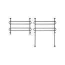 Hundegitter Auto-& Gepäckgitter aus Metall Universal Trenngitter verstellbar 2x2 – APT