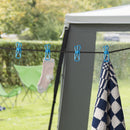 Camping Wäscheleine | 12 Klammern | Haken  | Wäschetrockner | Expander Leine | – APT
