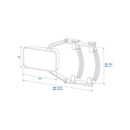 Wohnwagen Spiegel Kompakt mit Flachglas – 330 x 90 mm |   & universal passend – APT