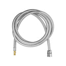 Brauseschlauch Metall 1,5 m – 3/8 drehbar, 1/2 Zoll Anschluss, Chrom – APT