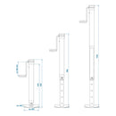 Abstellstütze ausdrehbar | 3500 kg | Höhe 64-102 cm | Ø ca. 65 mm – Für einen sicheren Stand, überall.