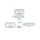 LED Rückleuchte 6 Funktionen – 296x142 mm, 32 LED, rechts links, IP67, – APT