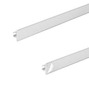 Kederschiene 360 cm Alu 90° Ø9mm selbstklebend Set 3x 120x2,5cm Kederleiste – APT