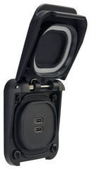 12 V Dual USB-C Dose 6 A – Robuste Steckdose für Outdoor-Abenteuer – Freizeitschmiede GmbH & Co. KG