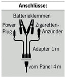 Carbest faltbares Solarpanel 135 Watt 10A Laderegeler USB inkl 3 Adapterkabel – Mit USB-Ladeausgang 5 V/1,2 A im Laderegler.