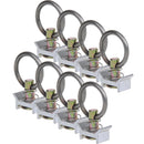 8 Stück Stud Fitting mit Öse Zurröse für Zurrschienen Airlineschiene Endfitting – ProPlus