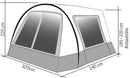 Hispaniola Sonnensegel mit Front- und Seitenwänden 320x240cm Busvorzelt Campingbus Vorzelt – Reimo Tent Technology