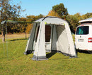 Heckzelt "Uni Van" 240x240/180 | Schleuse | selbststehend | passend für T4 5 6 – Universal-Heckzelt für Mini-Camper und Vans.