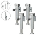 4x Anhängerstütze Anhänger Stützfuß 60x60 klappbar SF60 D85 SW19 410-655mm 1300kg – APT