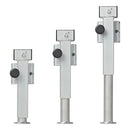 2x Anhängerstütze Anhänger Stützfuß 60x60 klappbar SF60 D85 SW19 410-655mm 1300kg – APT