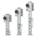 2x Anhängerstütze Anhänger Stützfuß 60x60 kippbar TL60 D85 SW19 345-445mm 1300kg – APT