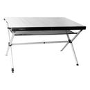 Campingtisch Accelerate Compack 4 Rolltisch 120x80x71cm Alu Tisch Klapptisch – Aluminium Rolltisch - Ideal für Camping!