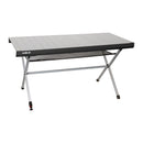 Campingtisch Titanium Axia 6 Rolltisch 147x76cm Alu Klapptisch Tisch mit Ablage – Aluminium Rolltisch - Ideal für Camping!