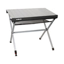 Campingtisch Titanium Axia 2 Rolltisch 104x62cm Alu Klapptisch Tisch mit Ablage – Aluminium Rolltisch - Ideal für Camping!