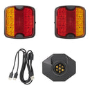 LED Rückleuchten-Set mit Magnet kabellos Bluetooth 7-polig Anhänger Leuchtensatz – ProPlus